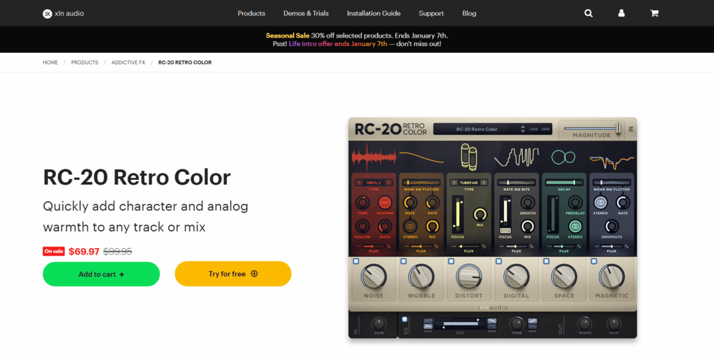 Retro Color by XLN Audio